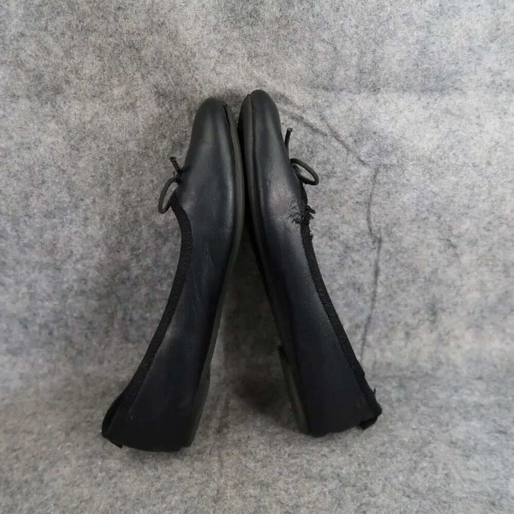 Cat & Jack Shoes Girls 1 Ballet Flats Slip On Bow Black Casual Classic Kids